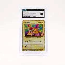 Birthday Pikachu 007/025 CGC 10 THAI 25th Anniversary Holo Promo Pokemon GEM MT - Image 1