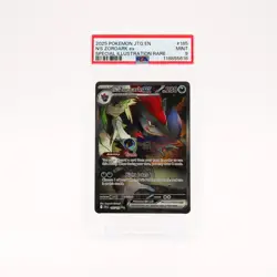N's Zoroark ex 185/159 PSA 9 Journey Together Special Illustration Pokemon MINT - Image 1