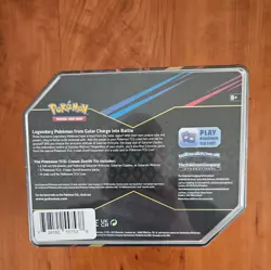 Pokemon TCG: Crown Zenith Tin Galarian Zapdos New - Factory Sealed 5 packs - Image 2