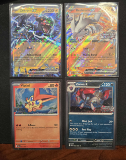 Pokemon TCG Unova Heavy Hitters Premium Collection Stamped Promos set of 4 NM - Image 1