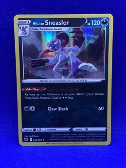 🔥2022 Pokemon TCG Reverse Holo Hisuian Sneasler 093/189 Astral Radiance🔥. - Image 1