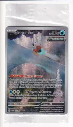 IRON BUNDLE Pokemon: Paradox Rift Scarlet & Violet Promo 066 Near Mint (SEALED) - Image 1