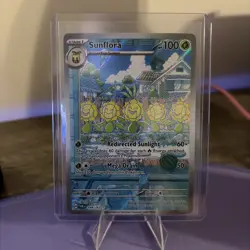 Pokemon TCG Illustration Rare Sunflora #169/167 Twilight Masquerade NM - Image 1