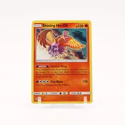 Shining Ho-Oh - SM70 Black Star Promo Baby Shiny Holo Pokemon - NM/LP - Image 1