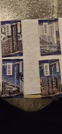 RARE POKEMON DIAMOND AND PEARL ART SET 2007 SEALED X4 BOOSTER PACKS *PORTUGUESE* - Image 2