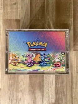 Pokemon Prismatic Evolutions Mini Tin Display Box WITH ACRYLIC CASE!! - Image 2