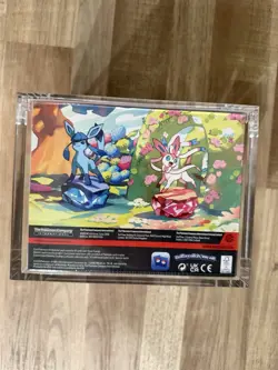 Pokemon Prismatic Evolutions Mini Tin Display Box WITH ACRYLIC CASE!! - Image 4