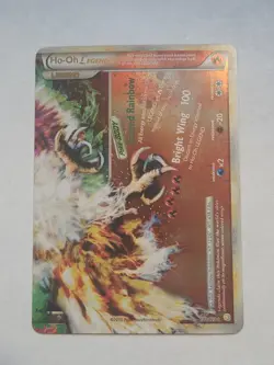 Pokemon TCG Ho-Oh Legend Set (Top and Bottom) HeartGold SoulSilver 111 & 112 LP - Image 3