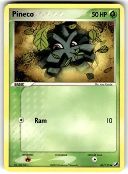 Pineco 66/115 Unseen Forces Pokemon TCG Regular - Image 1