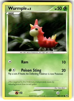 Wurmple Platinum Pokemon TCG 103/127 Common NM - Image 1