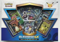Pokemon TCG Blastoise EX 20th Anniversary Generations Red and Blue Collection - Image 1
