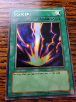 PL! - Yugioh! Raigeki - LOB-053 - Super Rare - Unlimited Edition - Image 1