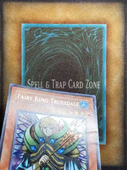 Yugioh Fairy King Truesdale WC4-001 Parallel Secret Rare MP - Image 2