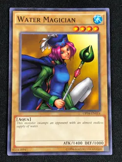 YUGIOH WATER MAGICIAN OP04-EN014 COMMON (NM) - Image 1