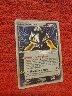 2 Pokemon Card Bundle Scizor 32/147 Aquapolis MP & Raikou EX 108/107 Deoxys MP - Image 1