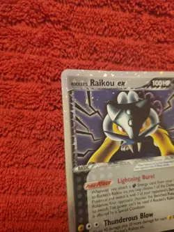 2 Pokemon Card Bundle Scizor 32/147 Aquapolis MP & Raikou EX 108/107 Deoxys MP - Image 2