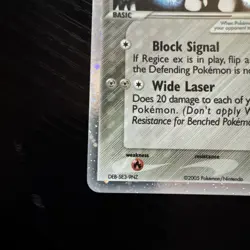 Pokemon TCG Registeel EX Ultra-Rare Card 100/106 Emerald - Image 3