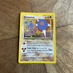 Pokemon - Hitmontop - 3/75 - Neo Discovery 1st Edition Holo Rare Card - Image 1