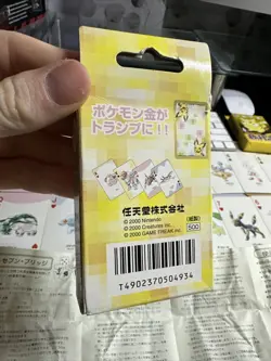 Full Deck Pokemon Trump Playing Card Gold Part 2 Pichu Back Nintendo Japanese - Image 3