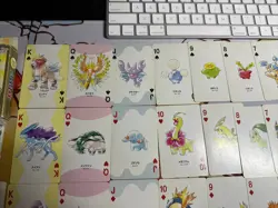 Full Deck Pokemon Trump Playing Card Gold Part 2 Pichu Back Nintendo Japanese - Image 4