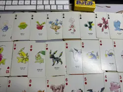 Full Deck Pokemon Trump Playing Card Gold Part 2 Pichu Back Nintendo Japanese - Image 5