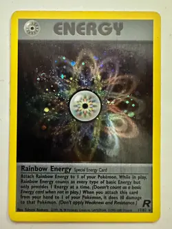 Team Rockets Rainbow Energy, Holo, 17/82 - Pokemon Card - Mint Condition - Image 1