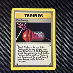 Trainer Pluspower 84/102 Pokemon TCG Pokemon Card (MYREF#4) - Image 1