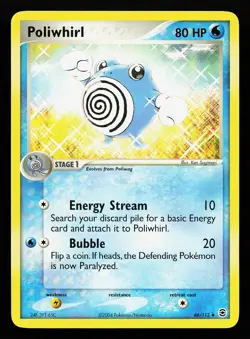 Poliwhirl 46/112 Uncommon EX FireRed & LeafGreen Pokemon Card - Image 1