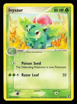 Ivysaur 35/112 Uncommon EX FireRed & LeafGreen Pokemon Card - Image 1