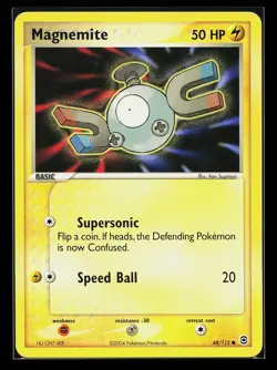 Magnemite 68/112 Common EX FireRed & LeafGreen Pokemon Card - Image 1