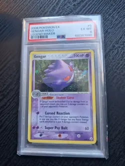 Gengar 5/92 PSA 6 Legend Maker Holo Pokemon Card - Image 1
