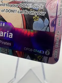 Black Maria OP08-074 SR Foil Illustration Box Promo One Piece Card Game - Image 3