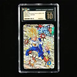 CGC PRISTINE 10 2025 Dragon Ball JPN. CCG Card EX4-003 Son Goku - Image 2