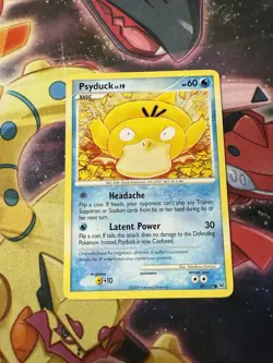 Pokemon Psyduck Platinum 87/127 Non-Holo LP Card - Image 1