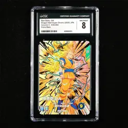 CGC NM/MINT 8 2025 Dragon Ball JPN. CCG Card EX4-002 Son Goku: DA - Image 1