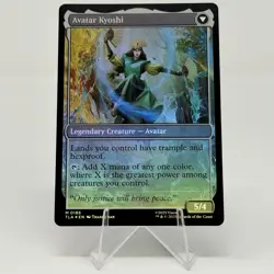 The Legend of Kyoshi Avatar Kyoshi Foil MTG Avatar - NM Pack Fresh - Image 2