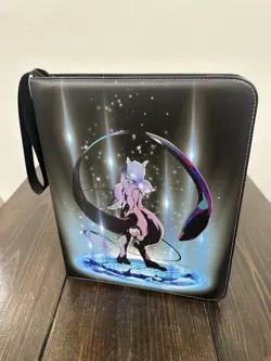Ultra Pro D-Ring Trading Card Binder With Mewtwo Pokemon NO Pages - Image 1
