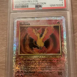 PSA 1 Moltres Reverse Holo - legendary collection - Pokemon card - Image 2