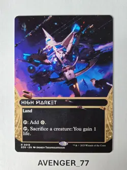 Magic The Gathering MTG #0018 High Market Borderless Edge of Eternities EOS NM - Image 1