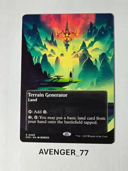 Magic the Gathering MTG #0088 Terrain Generator Borderless Edge of Eternities - Image 1