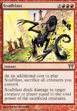 MTG - 4 x Soulblast - Playset 4x x4 - Champions of Kamigawa Regular NM - Image 1