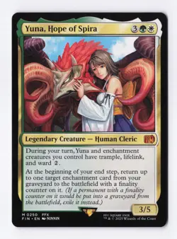 Yuna, Hope of Spira 0250 (M) MTG Final Fantasy (FIN) (EN) - Image 1