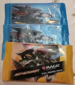 MTG Aetherdrift Promo Packs New Lot Of 3 - Image 3