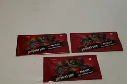 Magic the Gathering Brother's War Foil Promo Pack New Wizards of Coast Lot Of 3 - Image 1