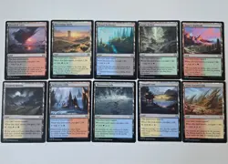 Gain Lands MTG Dual Lands Full Set All 10 Magic Commander Staples EDH Mana NM - Image 1