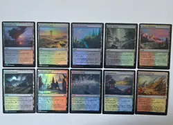 Gain Lands MTG Dual Lands Full Set All 10 Magic Commander Staples EDH Mana NM - Image 2
