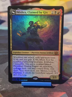 Mishra, Claimed by Gix & Phyrexian Dragon Engine The Brothers' War Foil - Image 1