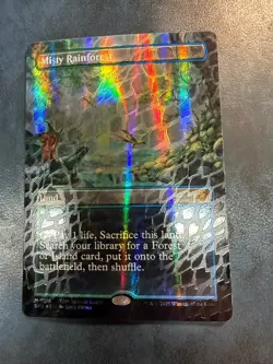 Misty Rainforest MTG Tarkir: Dragonstorm Special Guests Nm Ready to grade - Image 1