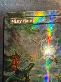 Misty Rainforest MTG Tarkir: Dragonstorm Special Guests Nm Ready to grade - Image 3