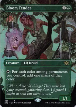 MTG Bloom Tender (Borderless) (366) | NM | Double Masters 2022 {2X2} - Image 1